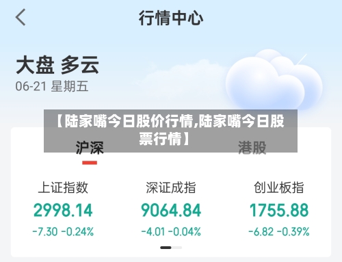 【陆家嘴今日股价行情,陆家嘴今日股票行情】