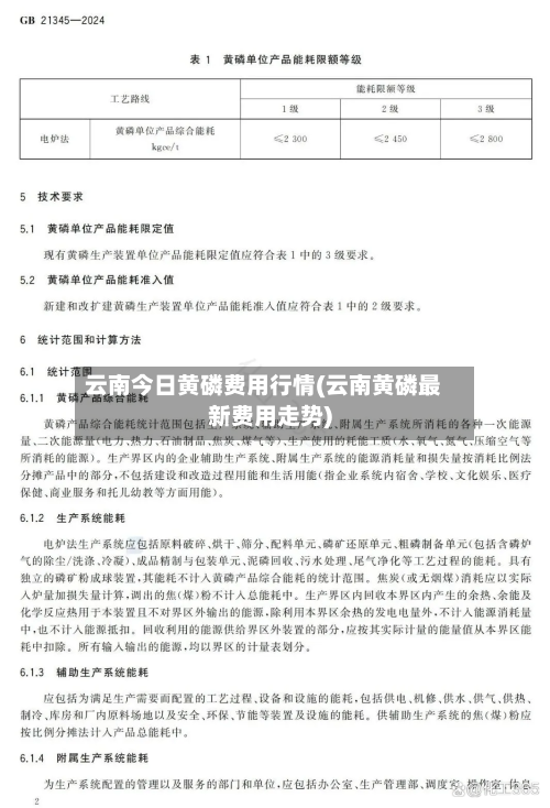云南今日黄磷费用行情(云南黄磷最新费用走势)-第3张图片